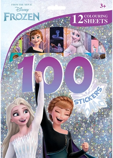 Ľadové kráľovstvo: 100 samolepiek a omaľovánky