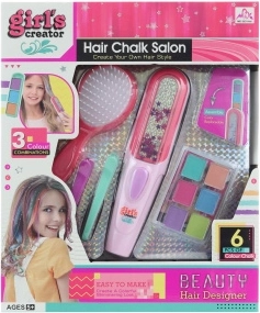 Vlasové štúdio s kriedami na vlasy