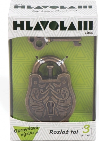 Kovový hlavolam – zámok