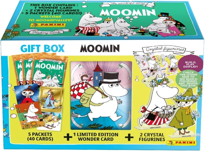Panini darčekový box zberateľských kariet Mumínkovia