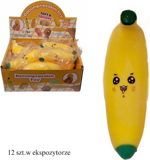 Antistresový mačkací banán – 1 kus