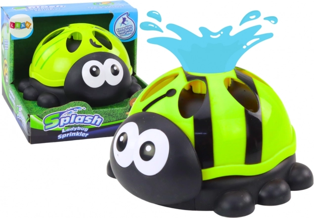 Záhradný postrekovač Lienka Vodná fontána Zelená