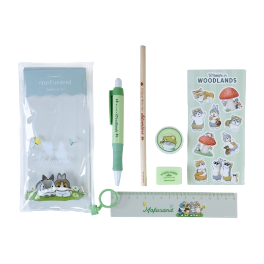 Mofusand malý školský kreatívny set Woodlands