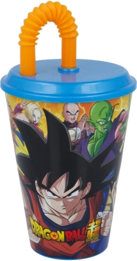 Dragon Ball športový tumbler s viečkom a slamkou 430 ml