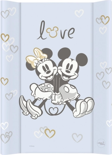Ceba Baby prebaľovacia podložka s pevnou doskou Comfort 50 × 70 Disney Minnie & Mickey modrá