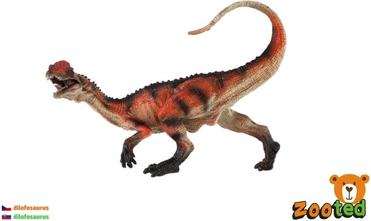 Dinosaurus Dilofosaurus plastový 15 cm