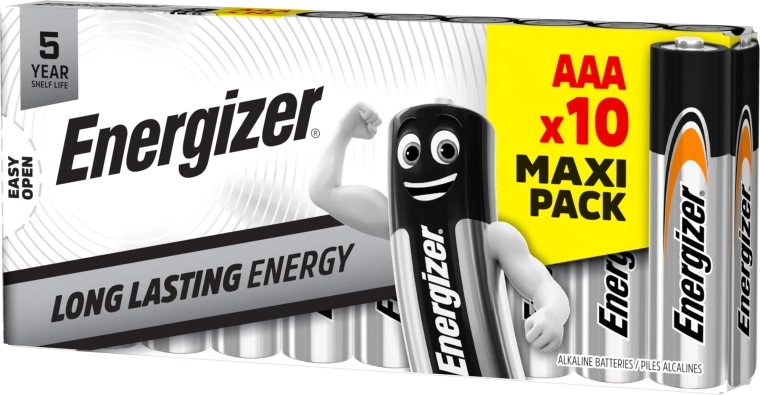 Alkalické batérie AAA 1,5 V ENERGIZER Everyday – balenie 10 ks