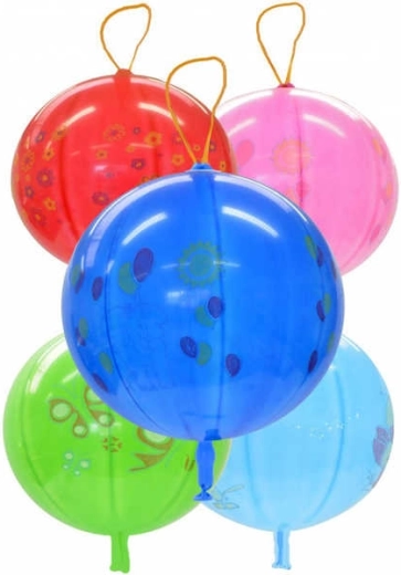 Gemar nafukovací punch ball balónik s potlačou a gumičkou 45 cm - 1 kus