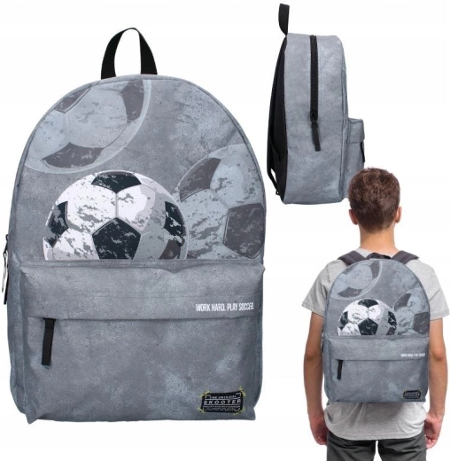 Školský batoh Skooter futbal 39 cm