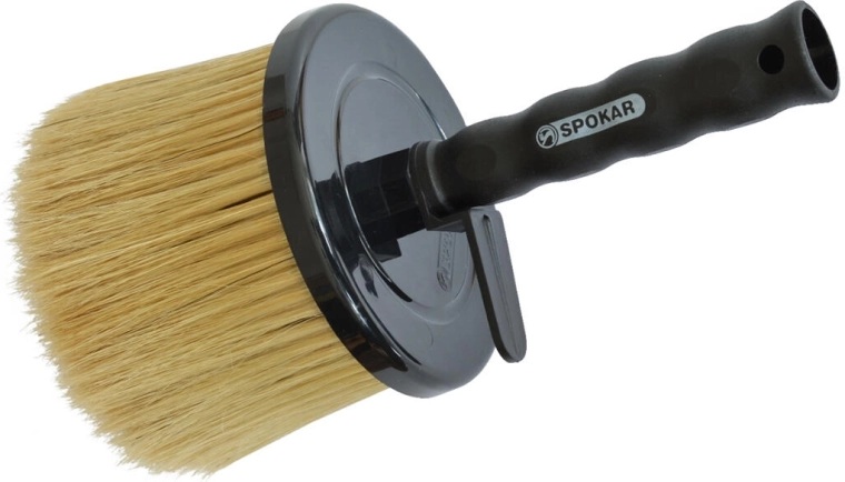 Maliarska okrúhla štetka s plastovou rukoväťou 13 cm