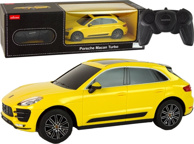 RC auto Porsche Macan Turbo 1:24 Rastar – žltá