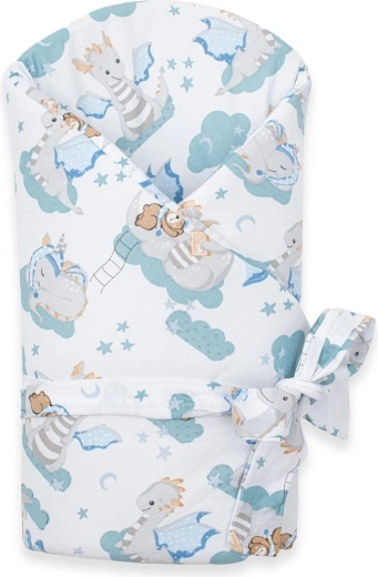 Detská zavinovačka NEW BABY Dráčik 80 × 80 cm
