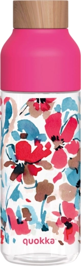 Fľaša na pitie Quokka Ice Red Flowers 720 ml