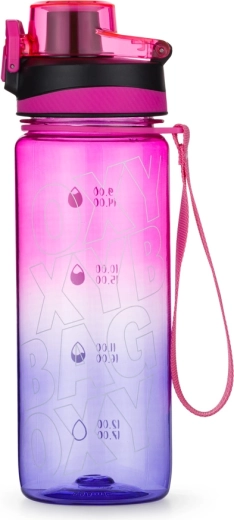 Tritánová fľaša na vodu OXY Life 800 ml Ombre Fuchsia