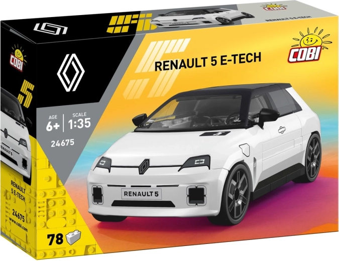 Cobi Renault 5 e-tech electric 1:35 (78 dielov) - 1 kus