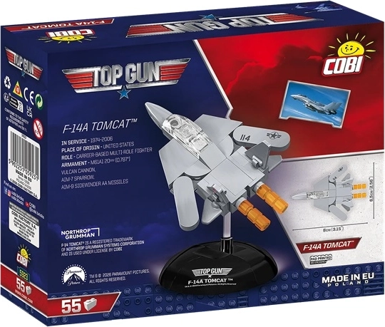 Cobi Top Gun F-14A Tomcat stavebnica lietadla 1:300