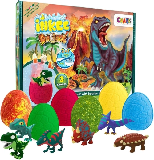 Darčeková kúpeľová sada INKEE Dino