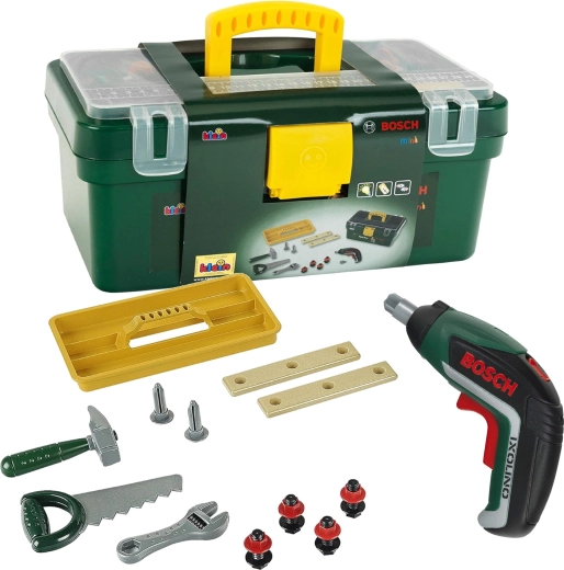 KLEIN kufrík s vŕtačkou BOSCH Ixolino II pre malých kutilov
