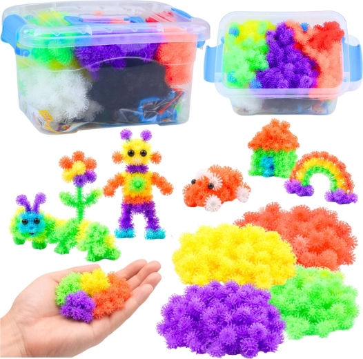 Kreatívna stavebnica ježatých guličiek DIY, 836 dielov