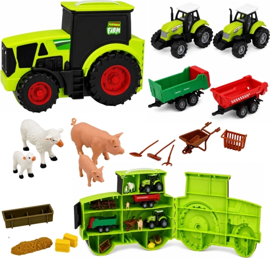 Farmárska sada v traktore – prenosná farma 28 dielov