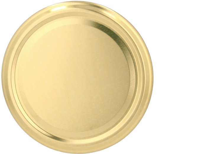 Sada zaváracích viečok 66 mm zlatá, 4z, 10 ks