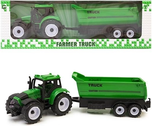 Traktor s prívesom - 1 kus