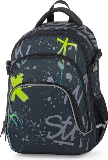 Študentský batoh Oxy Scooler Graffiti Blue