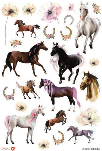 Samolepky Horses Topgal