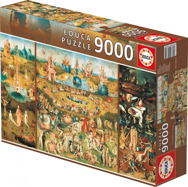 Puzzle 9000 dielikov Záhrada pozemských rozkoší