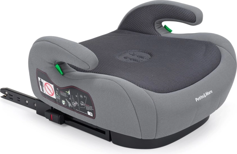 Petite&Mars podsedák Optimus Pro i-Size Grey Air 125–150 cm