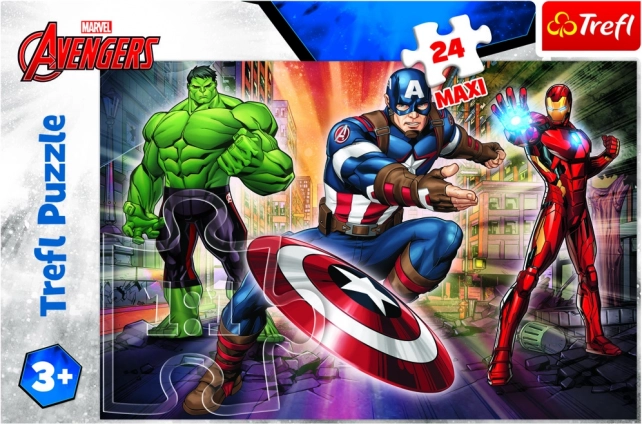 Puzzle 24 maxi kúskov vo svete Avengers