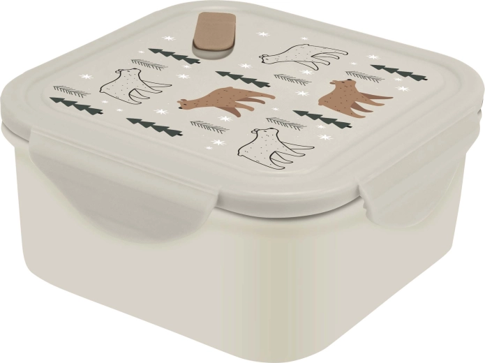 Plastový desiatový box s ventilom Kitchisimo 1200 ml medveď