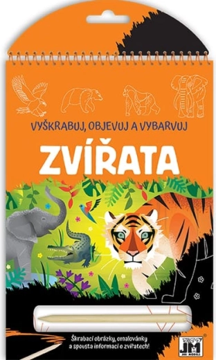 Vyškrabuj, objavuj, vyfarbuj: Zvieratá