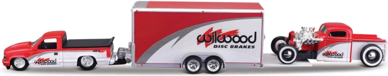 Maisto Design Team Haulers Chevrolet 454 SS pick-up s prívesom a Chevy pickup