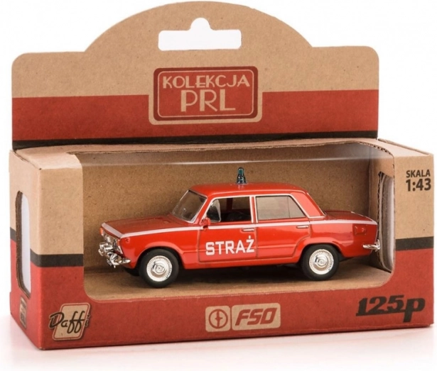 Komunistické vozidlo Fiat 125 Hasičský zbor