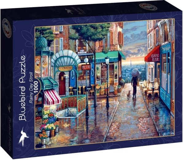 Puzzle Bluebird Prechádzka v daždivom dni 1000 dielikov