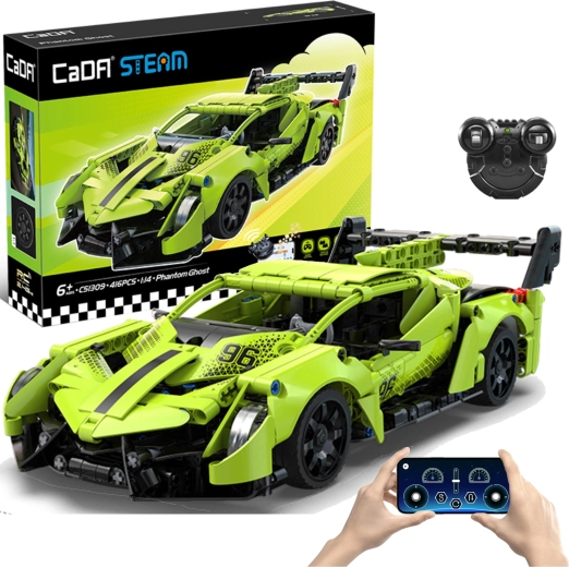 CaDA Steam stavebnica RC športové auto Phantom Ghost 1:14 (416 dielikov)