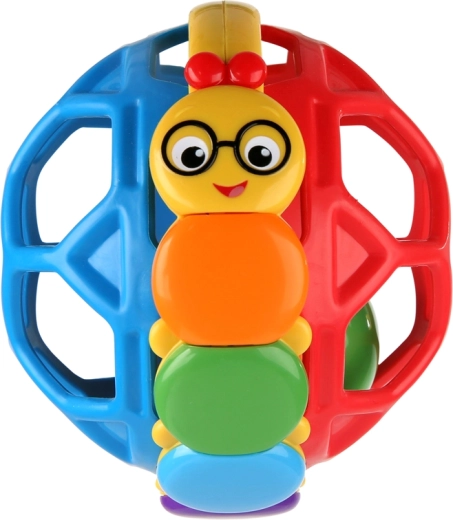 Baby Einstein ohybná hrkajúca loptička Bendy Ball 3m+