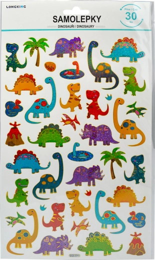 Samolepky dinosaury 30 ks