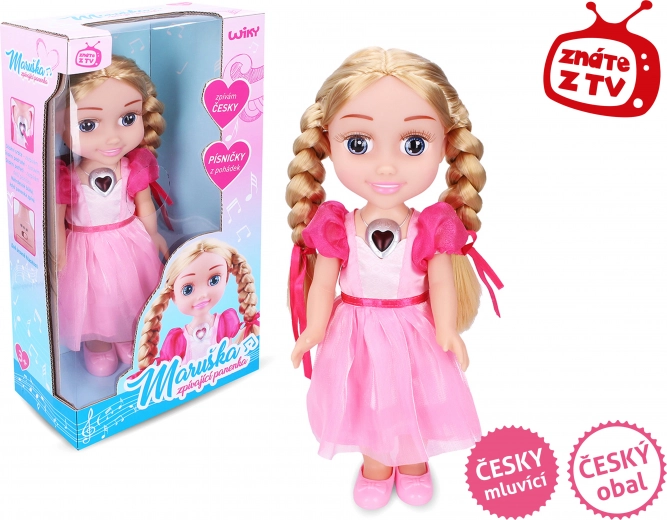 Spievajúca bábika Maruška 33 cm