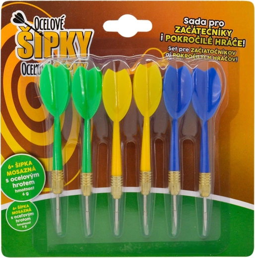 Univerzálna sada šípok s kovovým hrotom