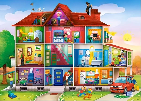 Puzzle 120 dielikov house life