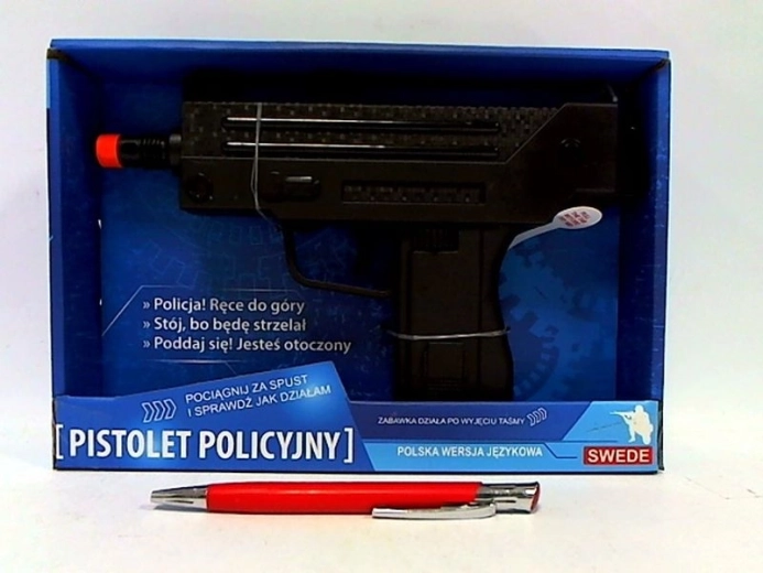 Detská pištoľ so zvukmi v poľštine