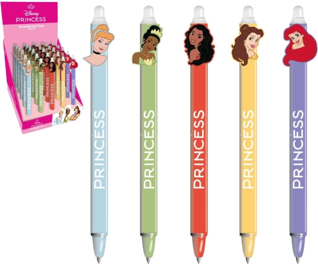 Gumovacie gélové pero Disney Princezné 15 cm - 1 kus