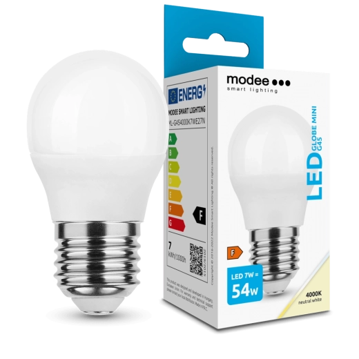 Modee LED žiarovka G45 7 W E27, 700 lm, neutrálna biela