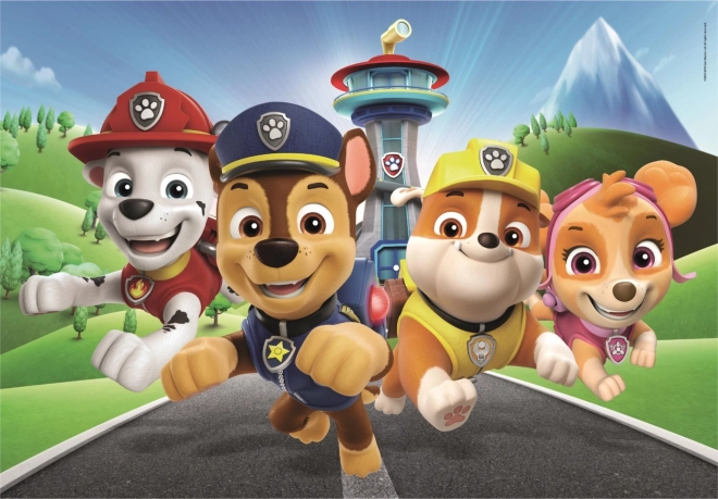 Puzzle 60 dielikov PAW Patrol Super Color