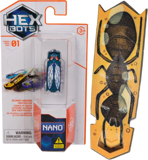 Spin Master HEX BOTS Nano mini robotický chrobák – séria 1 (mix)