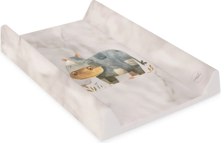 Ceba Baby mäkká prebaľovacia podložka Basic cosy hippo 50 × 70 cm