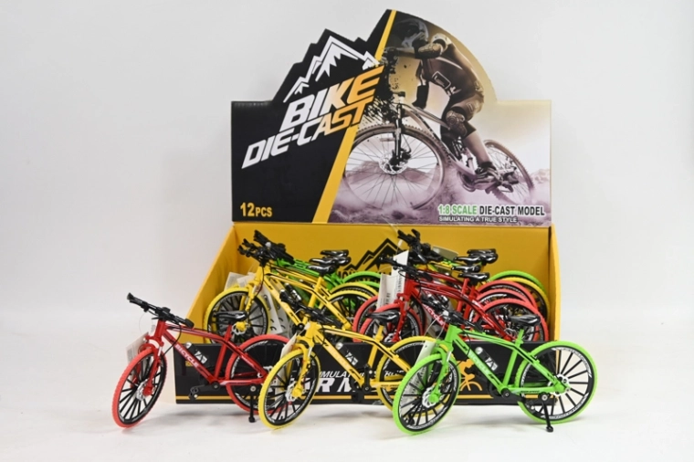 Kovová dekorácia v tvare bicykla - 1 kus