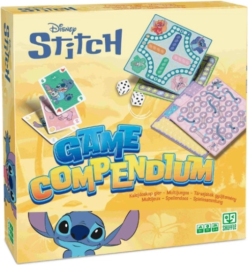 Stitch kaleidoskop hier – sada stolových a kartových hier